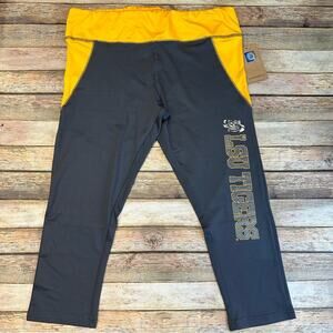 LSU Tigers Capri Leggings NEW